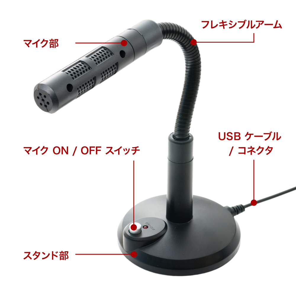 USBデジタルマイクロホン スタンダードタイプ [UMF-02] | 株式会社ミヨシ